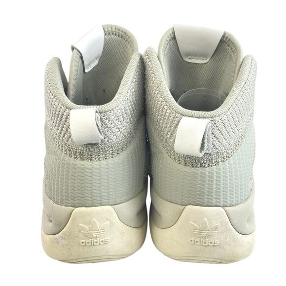 Adidas Crazy 8 ADV Men's Gray High Top Knit Athletic Running Sneakers Shoes 12 - Picture 3 of 6